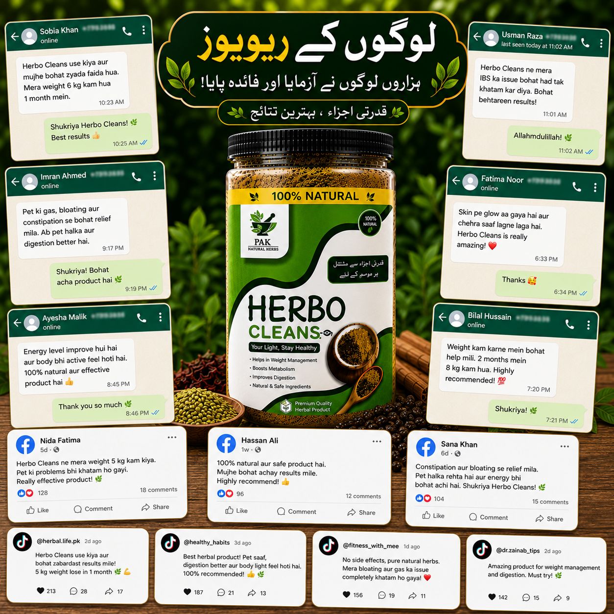 Herbo Cleans Powder For Constipation