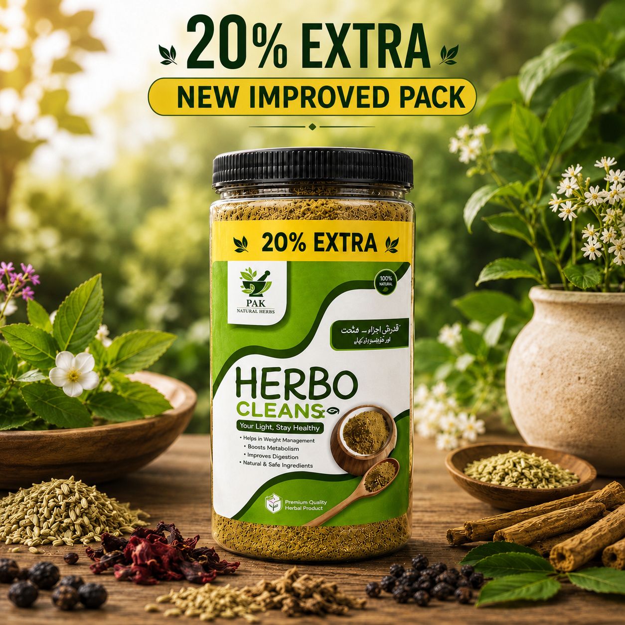 Herbo Cleans Powder For Constipation